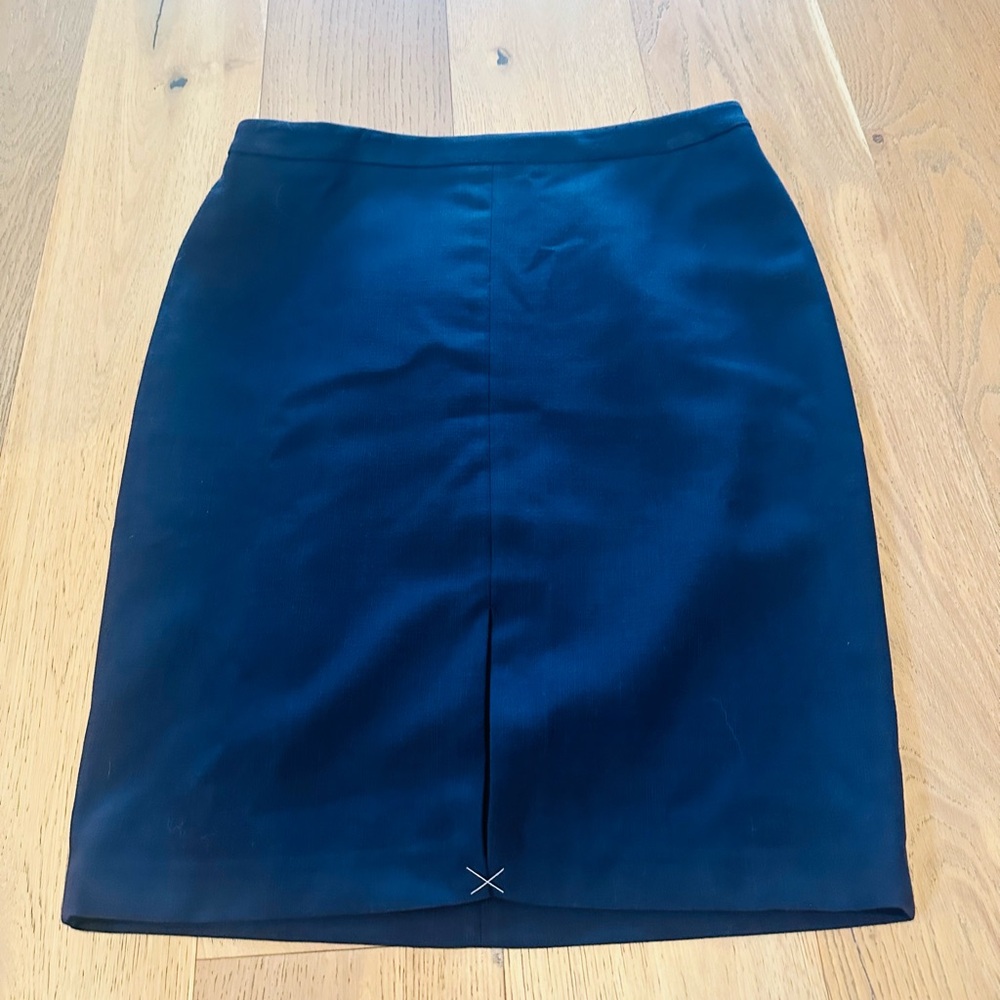 Ann Taylor Classic Navy Pencil Skirt